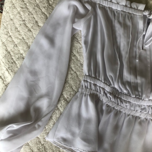 NEW guess white girly blouse - Picture 10 of 11